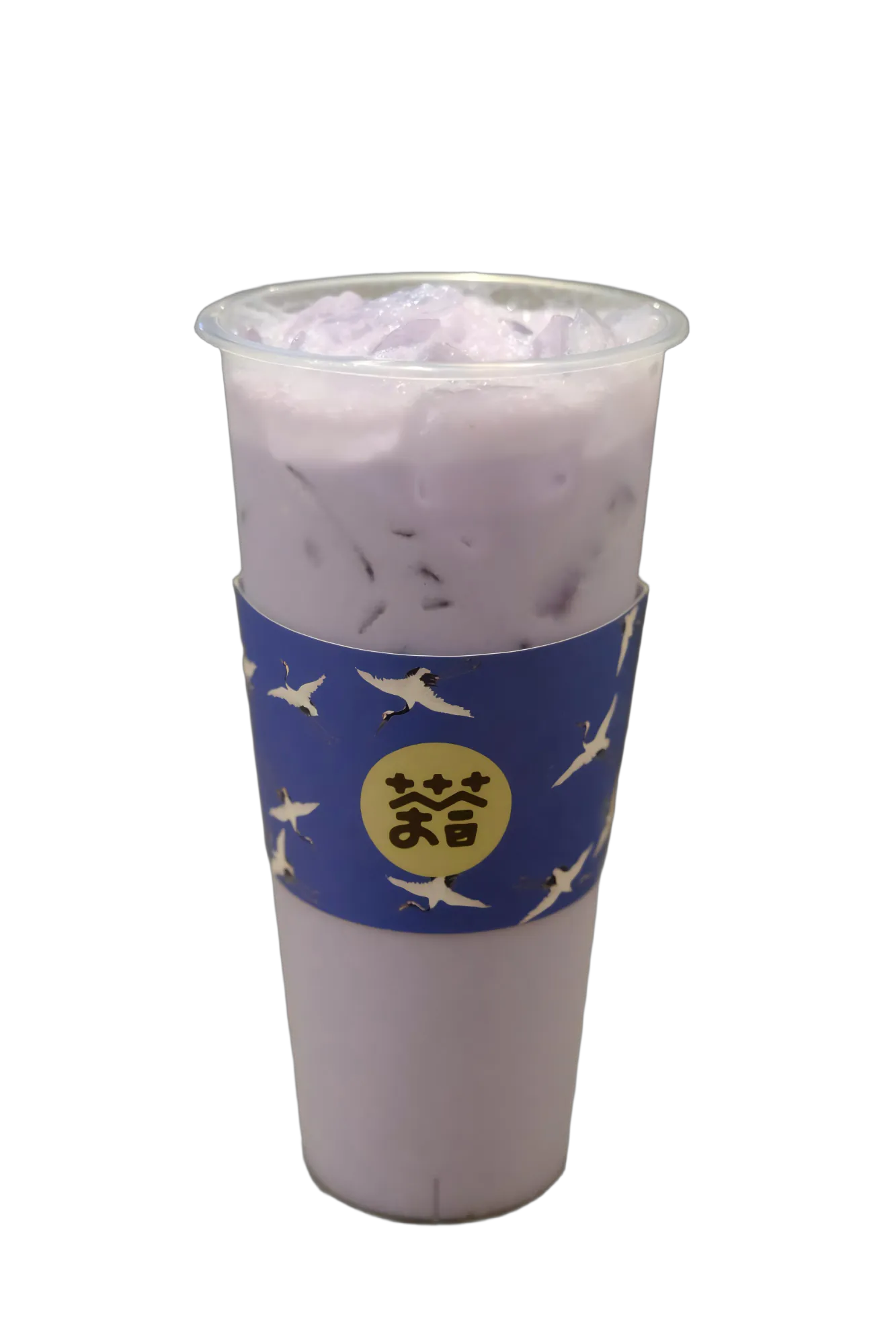 Taro milk tea from Meet Tea, a bubble tea shop in Temple City