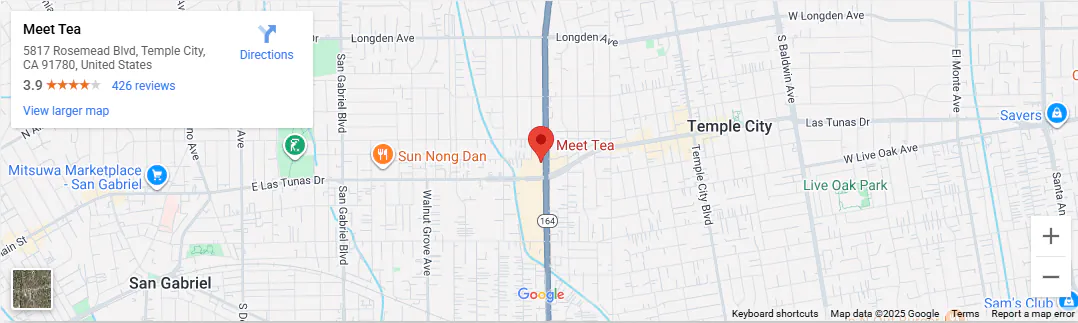 Location 5817 Rosemead Blvd, Temple City, CA 91780
